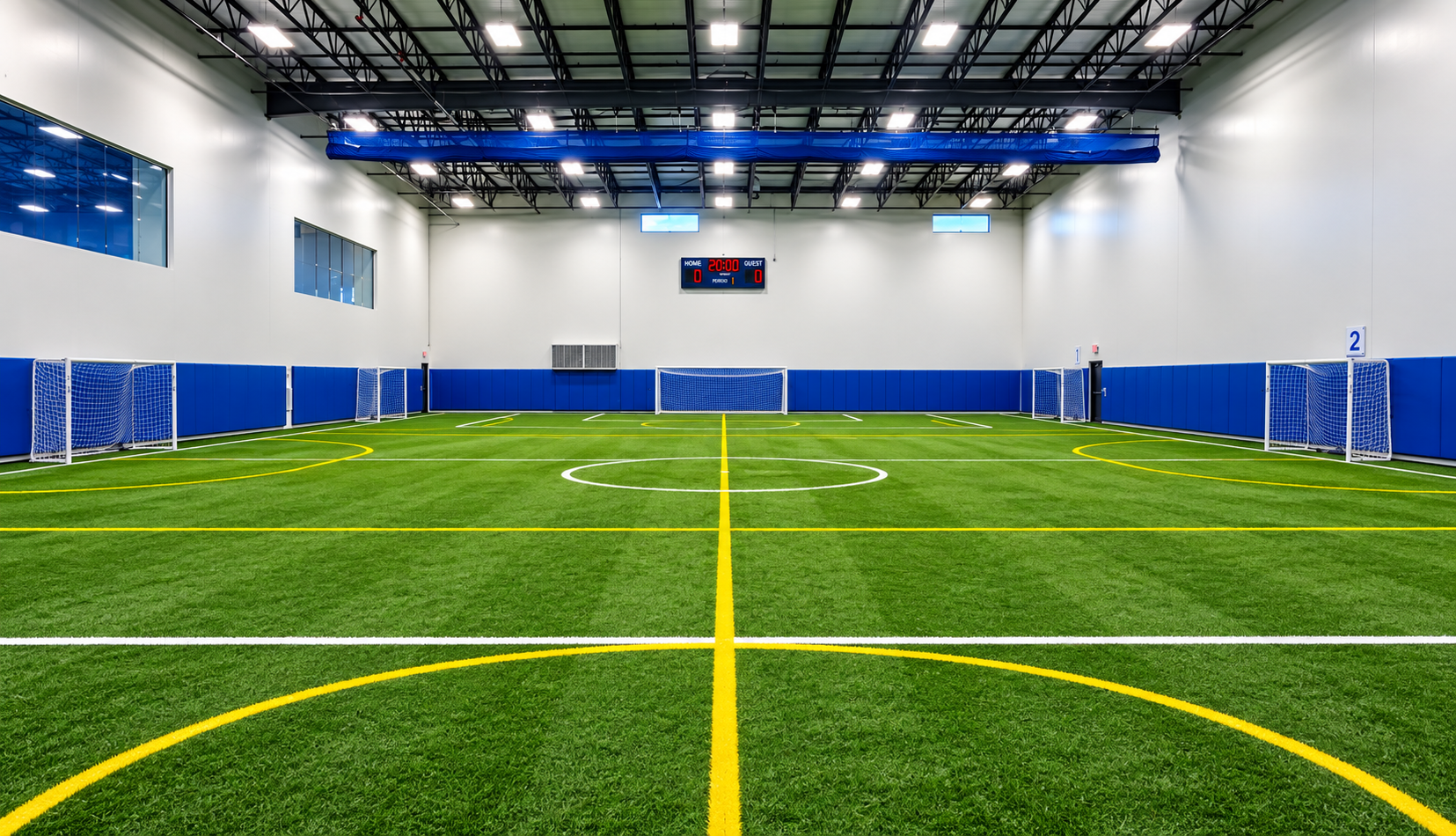 Turf Fields at the Cadence Futsal facility in Illinois