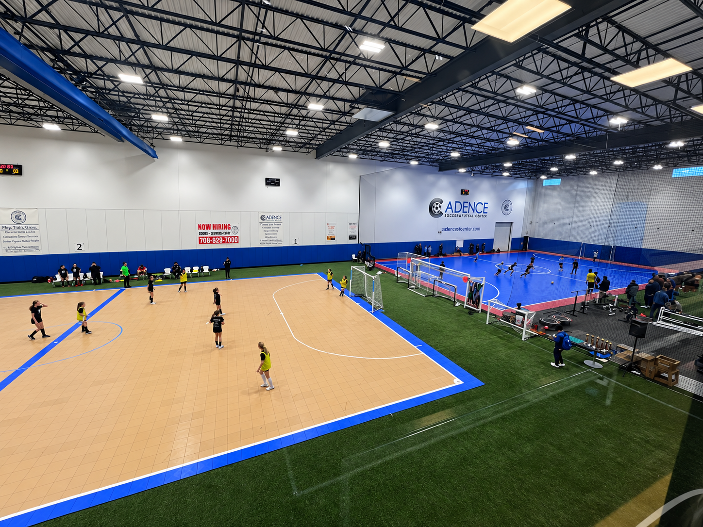 Tournament Court at the Cadence Futsal facility in Illinois